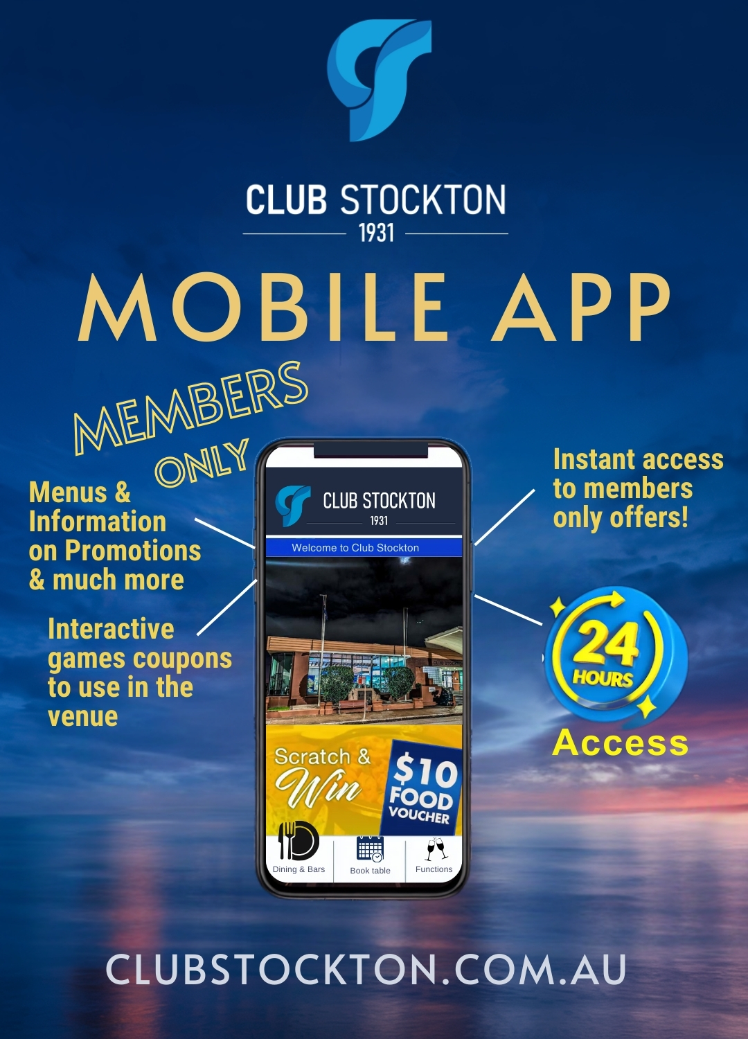 Club Sydney mobile app