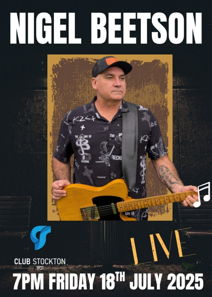 Nigel Beetson live at Club Stockton