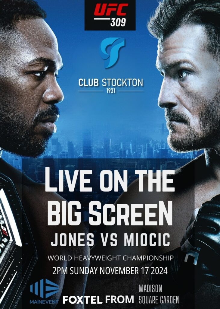 UFC 309 Live from Madison Square Garden at Club Stockton on the BIG Screen!.