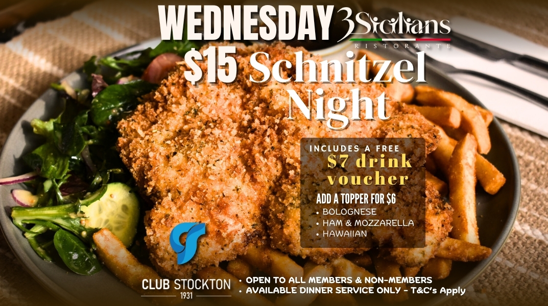 Wednesday Schnitzel Special 3Sicilians Wednesday Schnitzel Special 3Sicilians