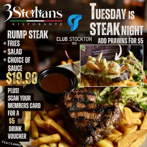 3Sicilians Steak Tuesday Night